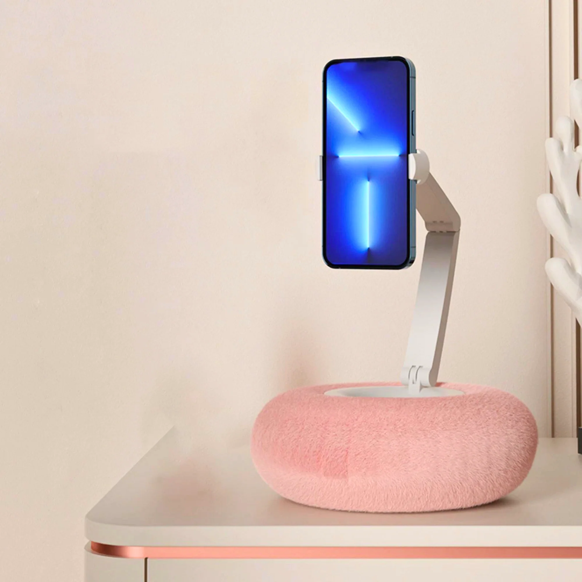 Adjustable Mobile Phone Holder Pillow - Image 3
