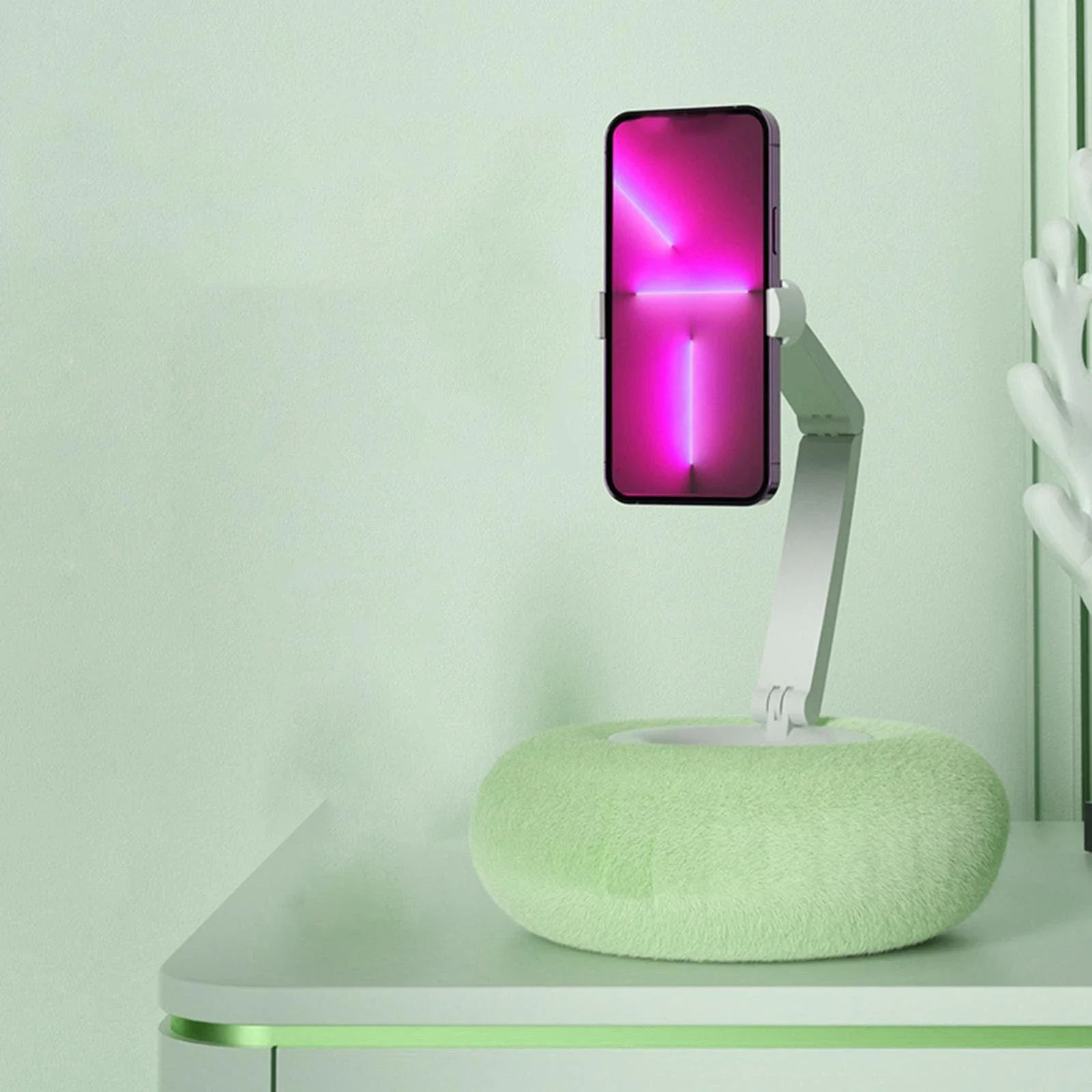 Adjustable Mobile Phone Holder Pillow - Image 4