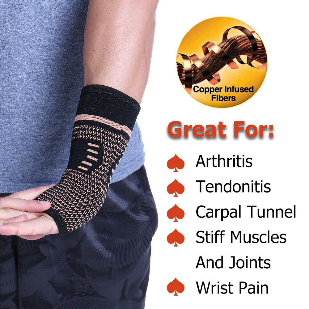 Copper Wrist + Hand Compression Brace - Image 7