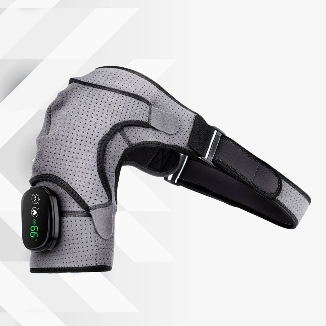 Heated Compression Shoulder Brace with Vibration - Image 12