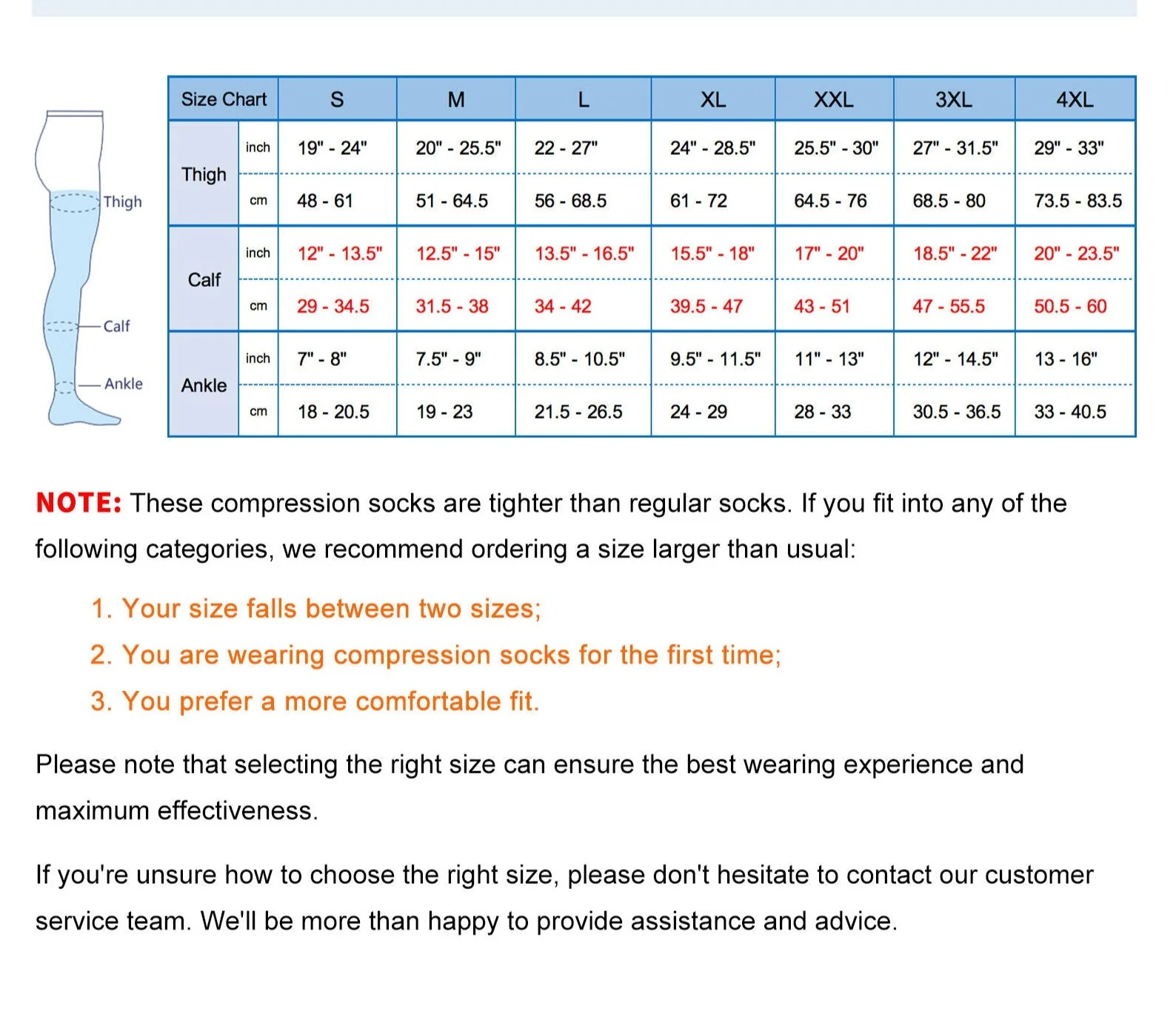 Micro Thigh High Compression Stockings - Image 9