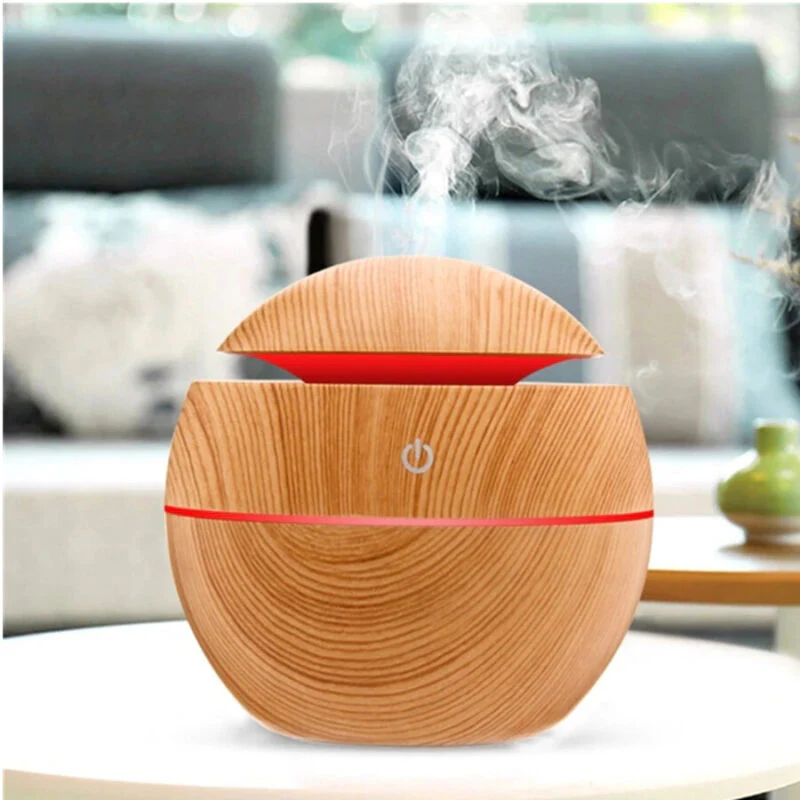 Mini Wood Grain Aromatherapy Diffuser - Image 10