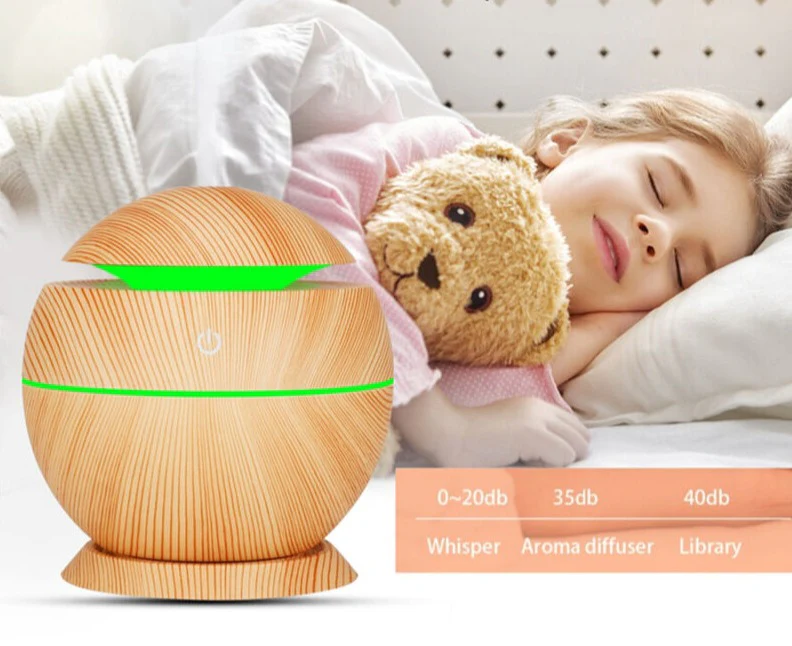 Mini Wood Grain Aromatherapy Diffuser - Image 6