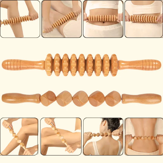 Professional Wood Therapy Massage Tool Set - Image 4