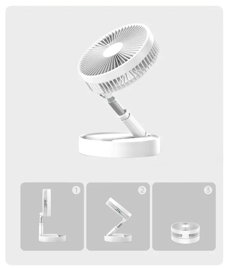 Rechargeable Portable Folding Fan - Image 10